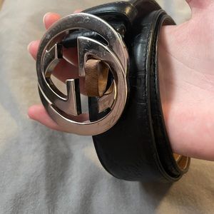 Gucci Black Signature Belt